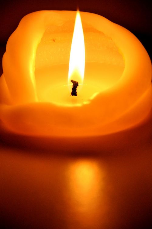 candle glow flame