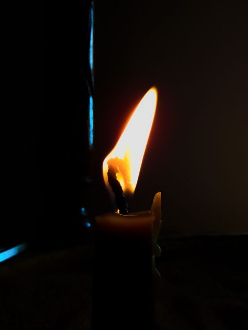 candle light flame