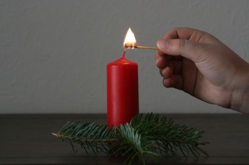 candle light christmas