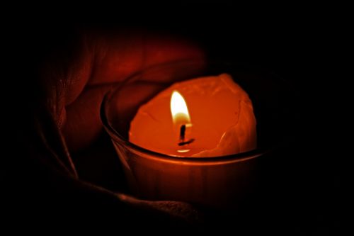 candle dark memory