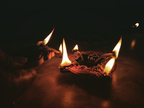 candle light fire