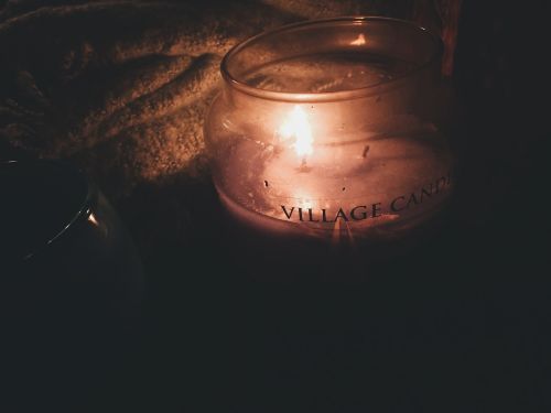 candle dark light