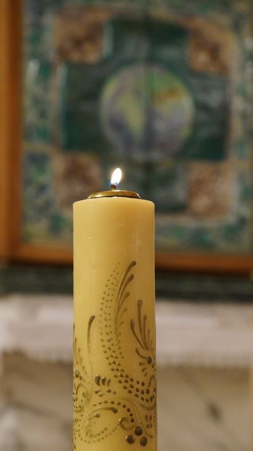 candle tabernacle wax candle
