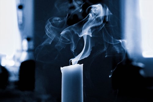 candle  smoke  wick