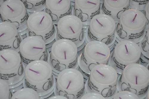 candle wick white decoration