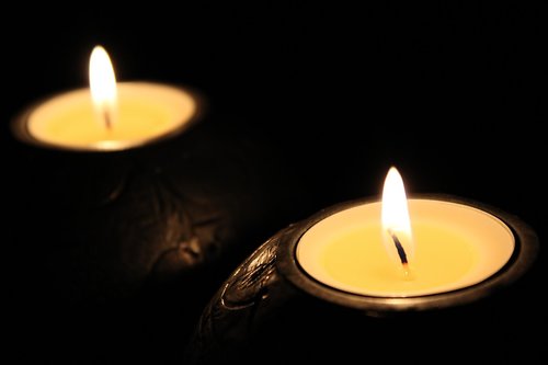candles  tealights  flame