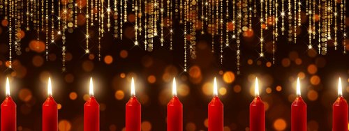 candles  bokeh  specular highlights