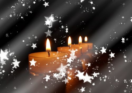candles star christmas