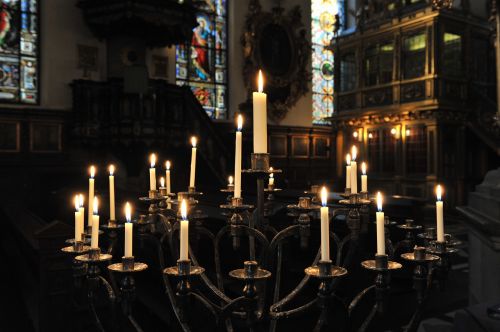candles church candleholder