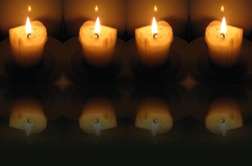 Candles Reflecting