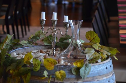 candlestick wine romantic