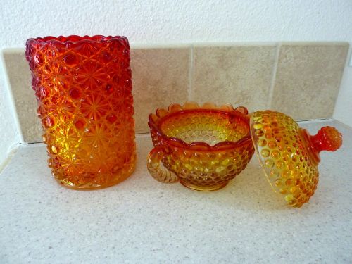 candy bowl glassware carnival glass
