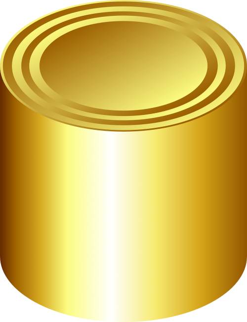 canned food can cylinder