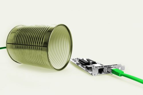 canned phone box cable