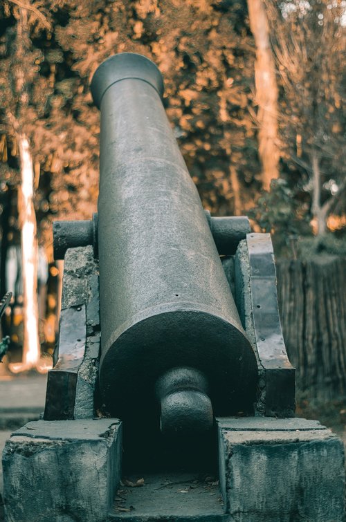 cannon  artillery  weapon