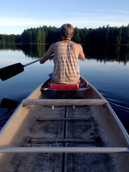 canoe paddle alone