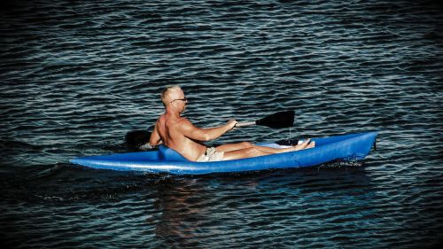 canoe canoeing water