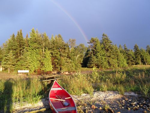 canoe canada rainbow