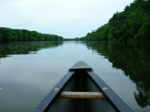 canoe lake canoeing