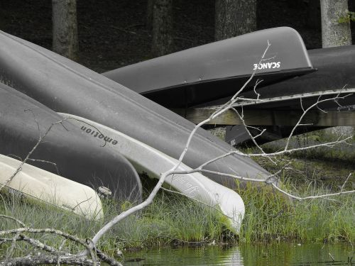 canoe boat water