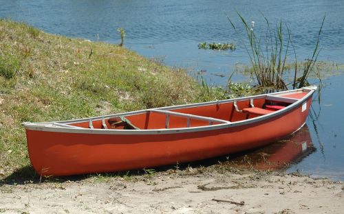 canoe boat lake