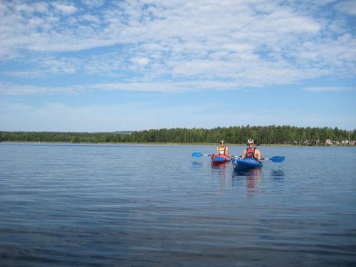 canoe lake paddle