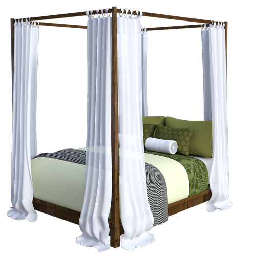 canopy  bed  curtains