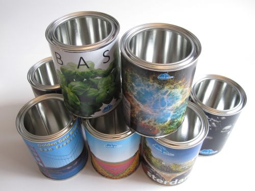 cans tin gift