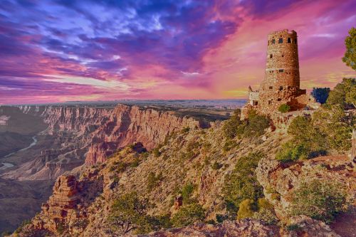 canyon tower landscape