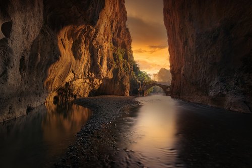 canyon  river  landscape