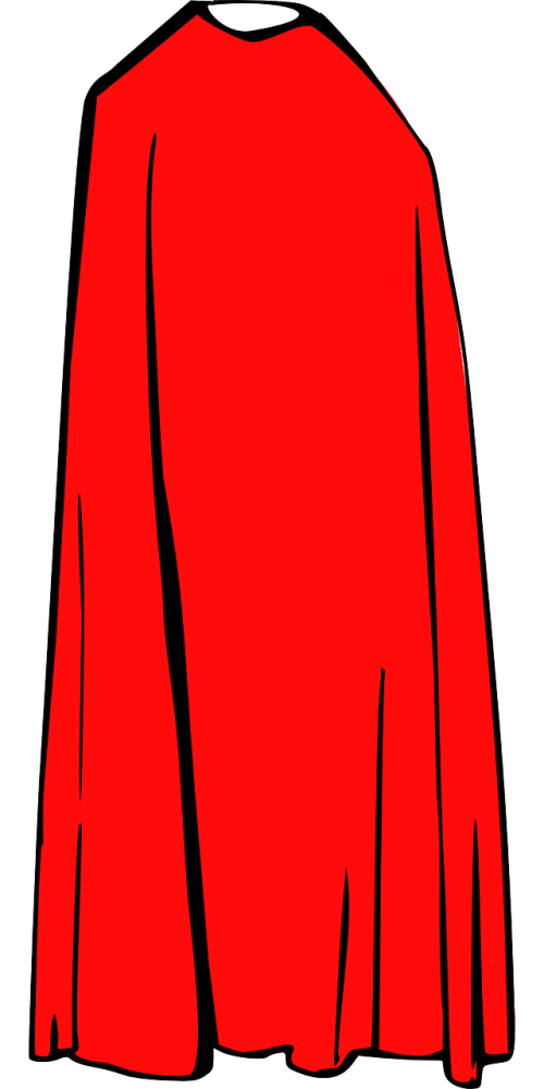 cape cloak cape red