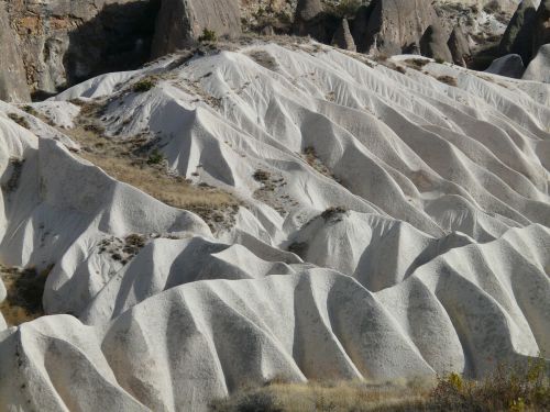 cappadocia landscape basalt