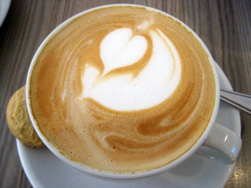 Cappuccino Heart In Cup