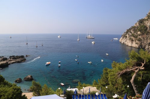 capri  italy  sea