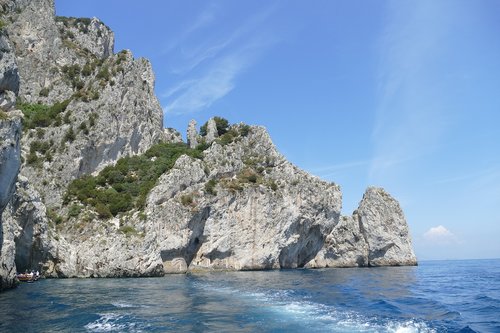 capri  italy  coast