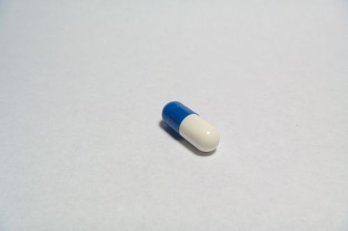 capsule white blue