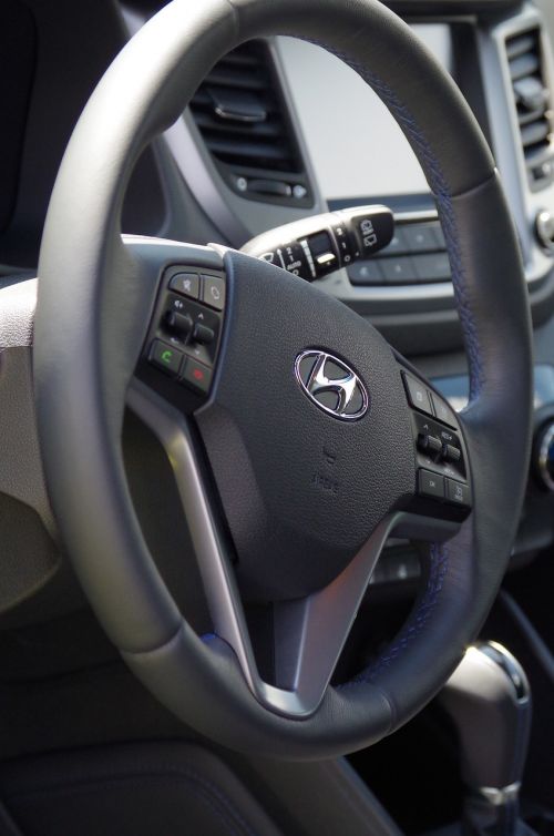 car steering wheel interior