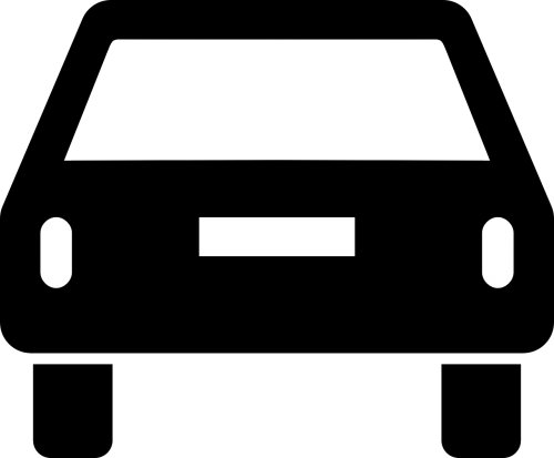 car pictogram rear