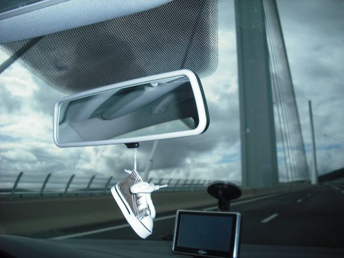 car pont millau rear view mirror