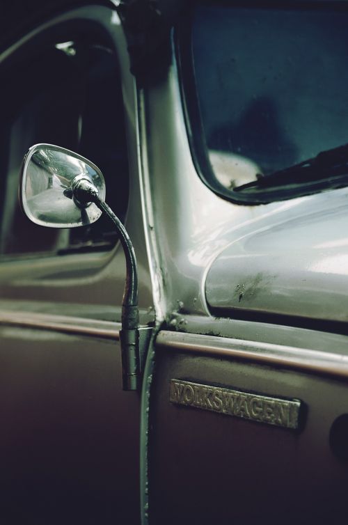 car classic side mirror