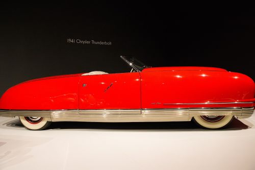 car 1941 chrysler thunderbolt art deco