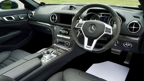 car interior steering