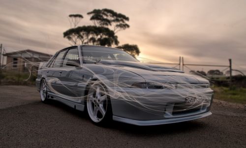 car australia sunset