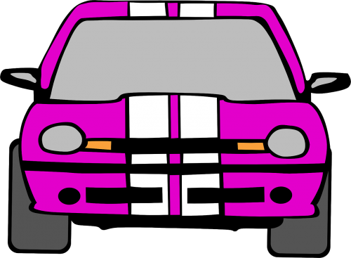 car vehicle pink