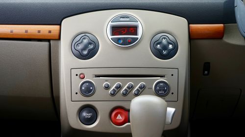 car interior dashboard