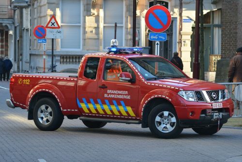 car fire jeep