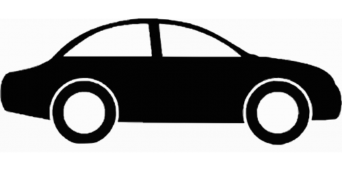 car silhouette vehicle