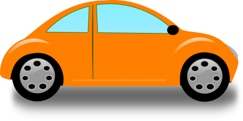 car automobile orange