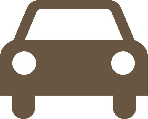 car silhouette front