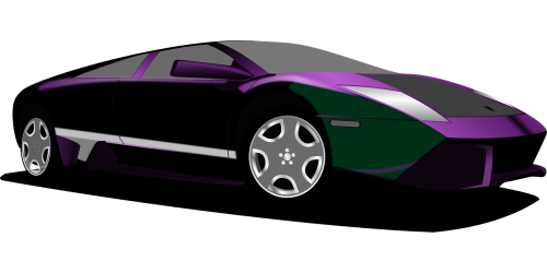 car purple sports car